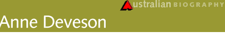 Anne Deveson banner