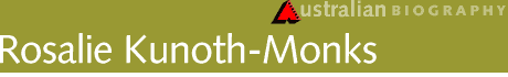 Rosalie Kunoth-Monks banner