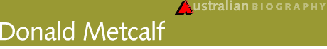 Donald Metcalf banner